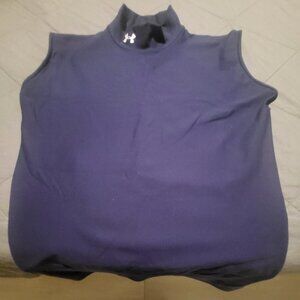 Under armour, sleeveless compression heatgear (XL, blue), great condition! $20